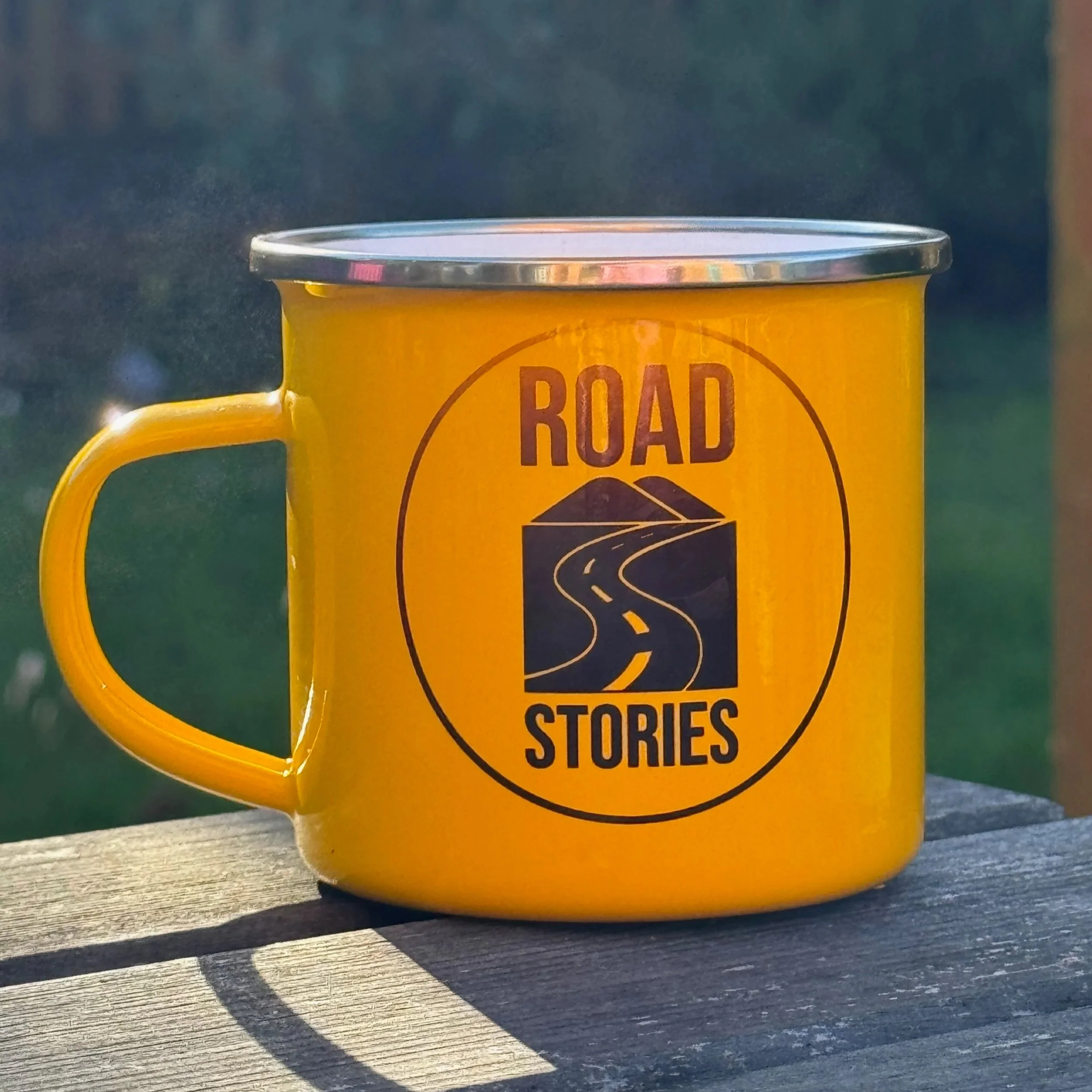Road Stories Enamel Mug