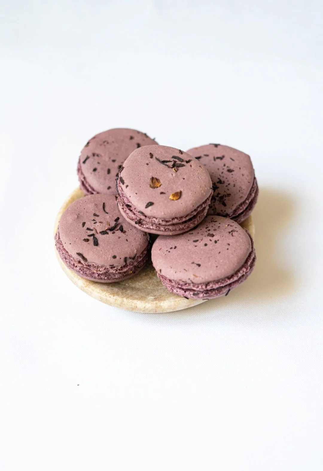macaron hibiscus bissap