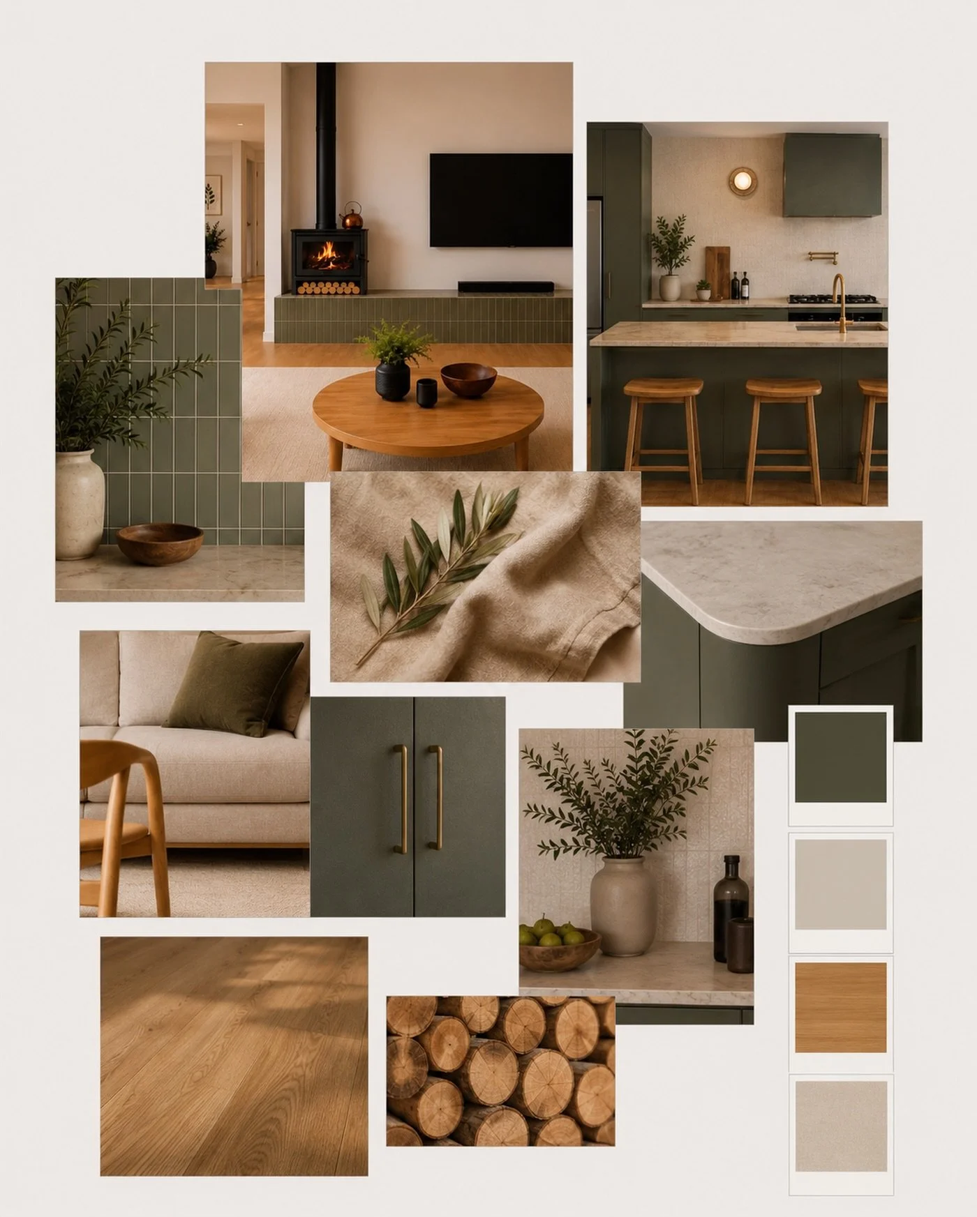 Layers, textures, tones and finishes coming together for one of our upcoming projects 🤎
A warm and grounded palette 🎨