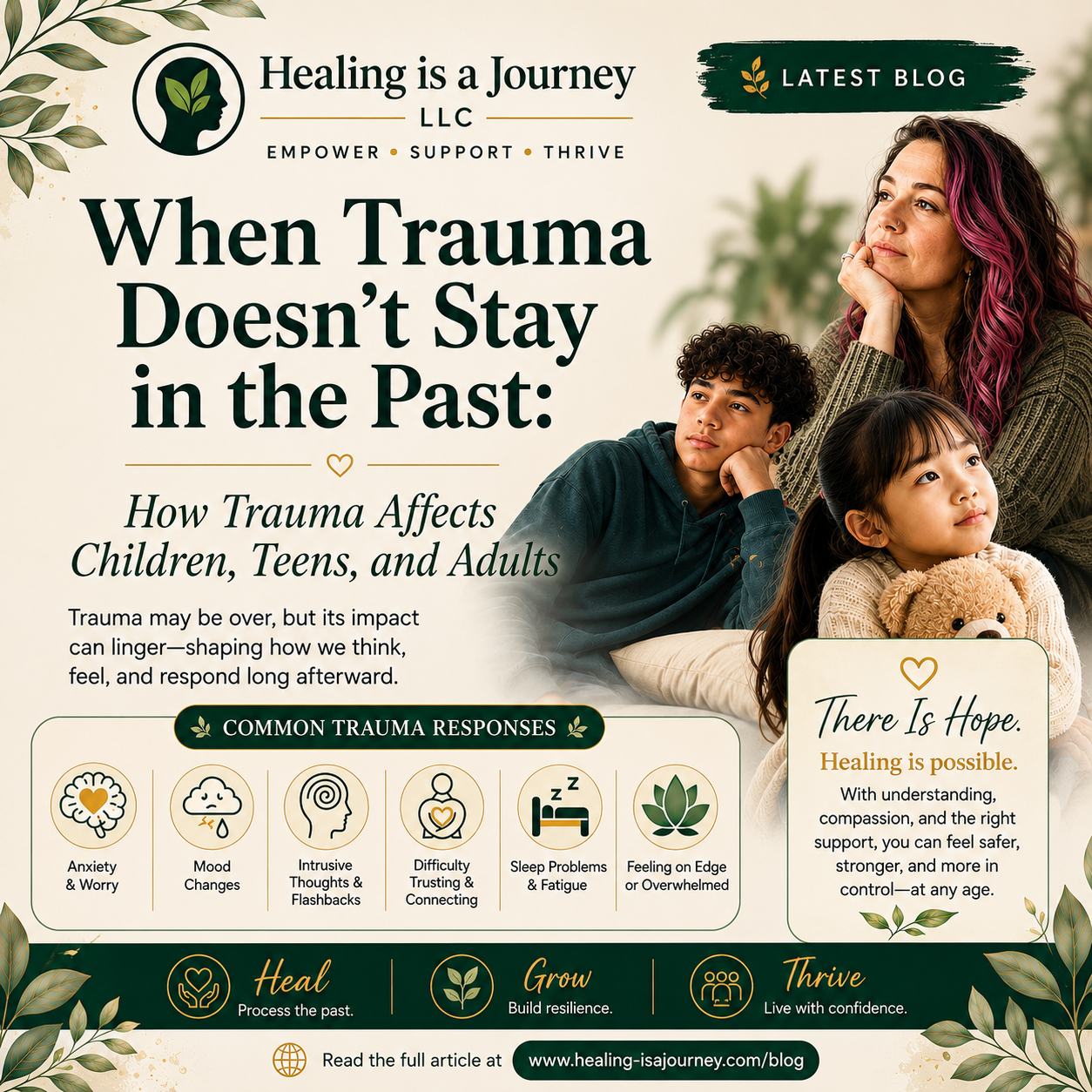 When Trauma Doesn't Stay in the Past: How Trauma Affects Children, Teens, and Adults