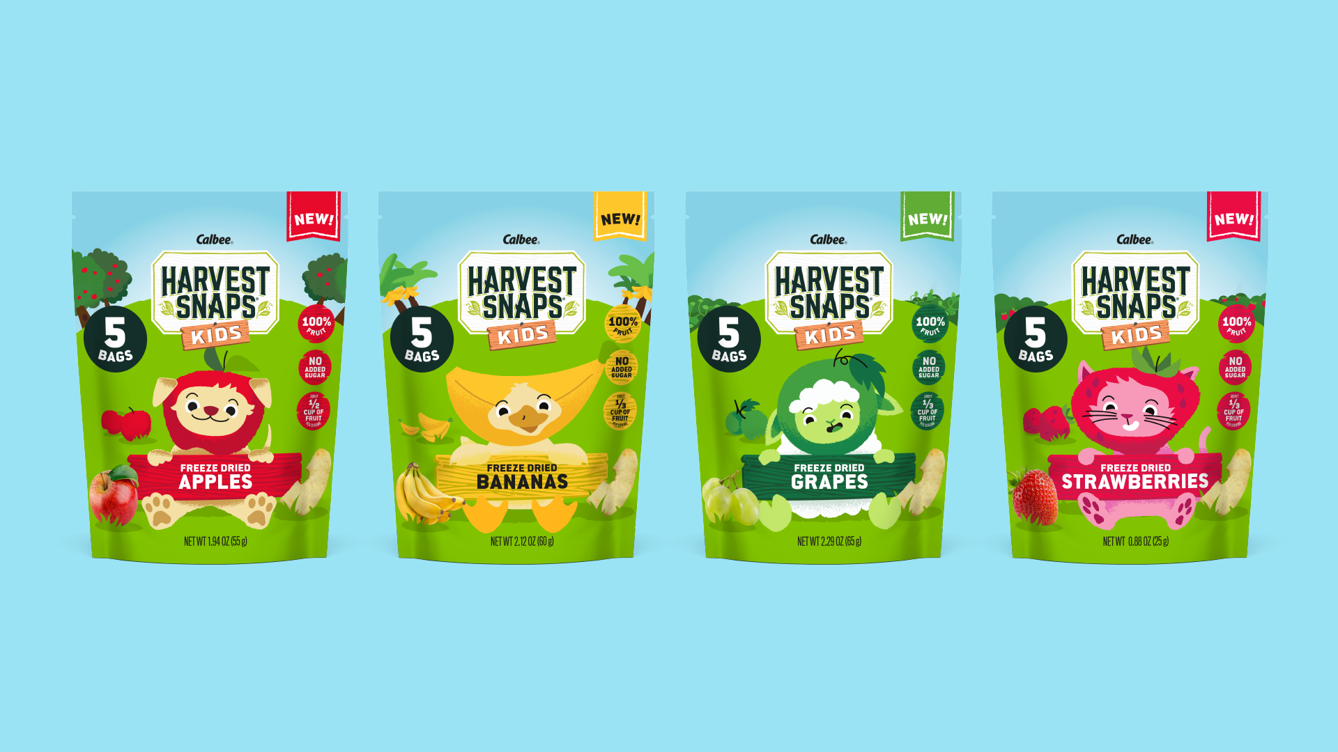 Calbee's Harvest Snaps Kids — Kruger Design
