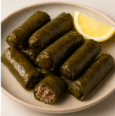 Yabraa (Stuffed Grape Leaves)