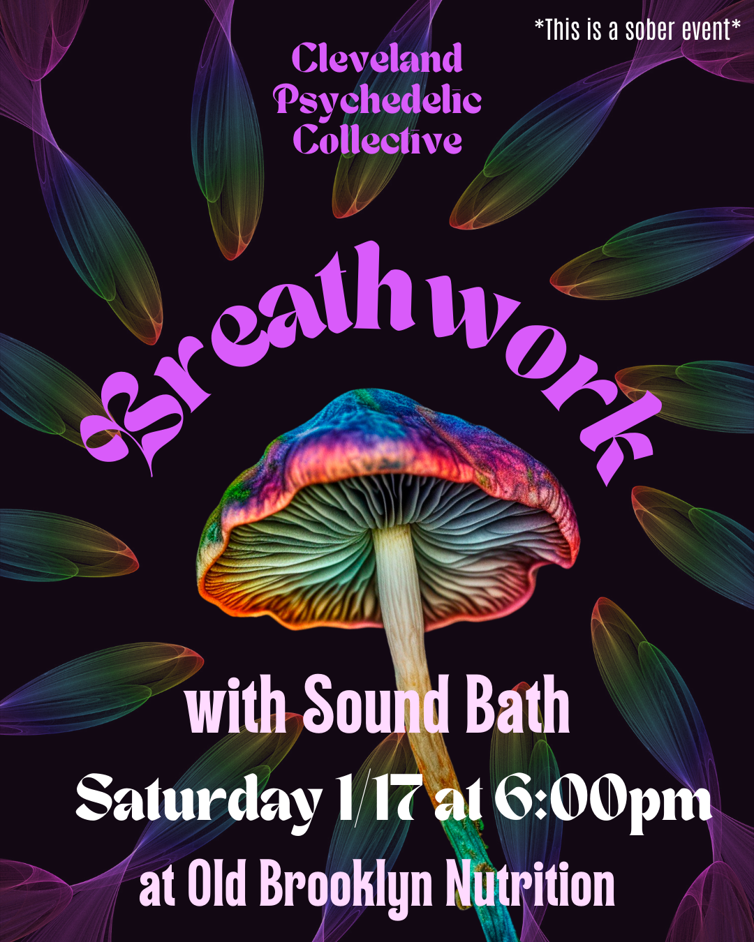 Group Breathwork and Sound Bath Session with the Cleveland Psychedelic Collective