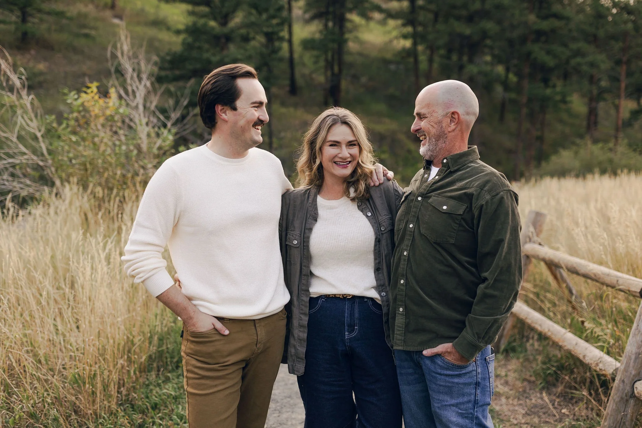 Gabriel, Jill and Shawn, members of the family-run practice Ginkgo Collective