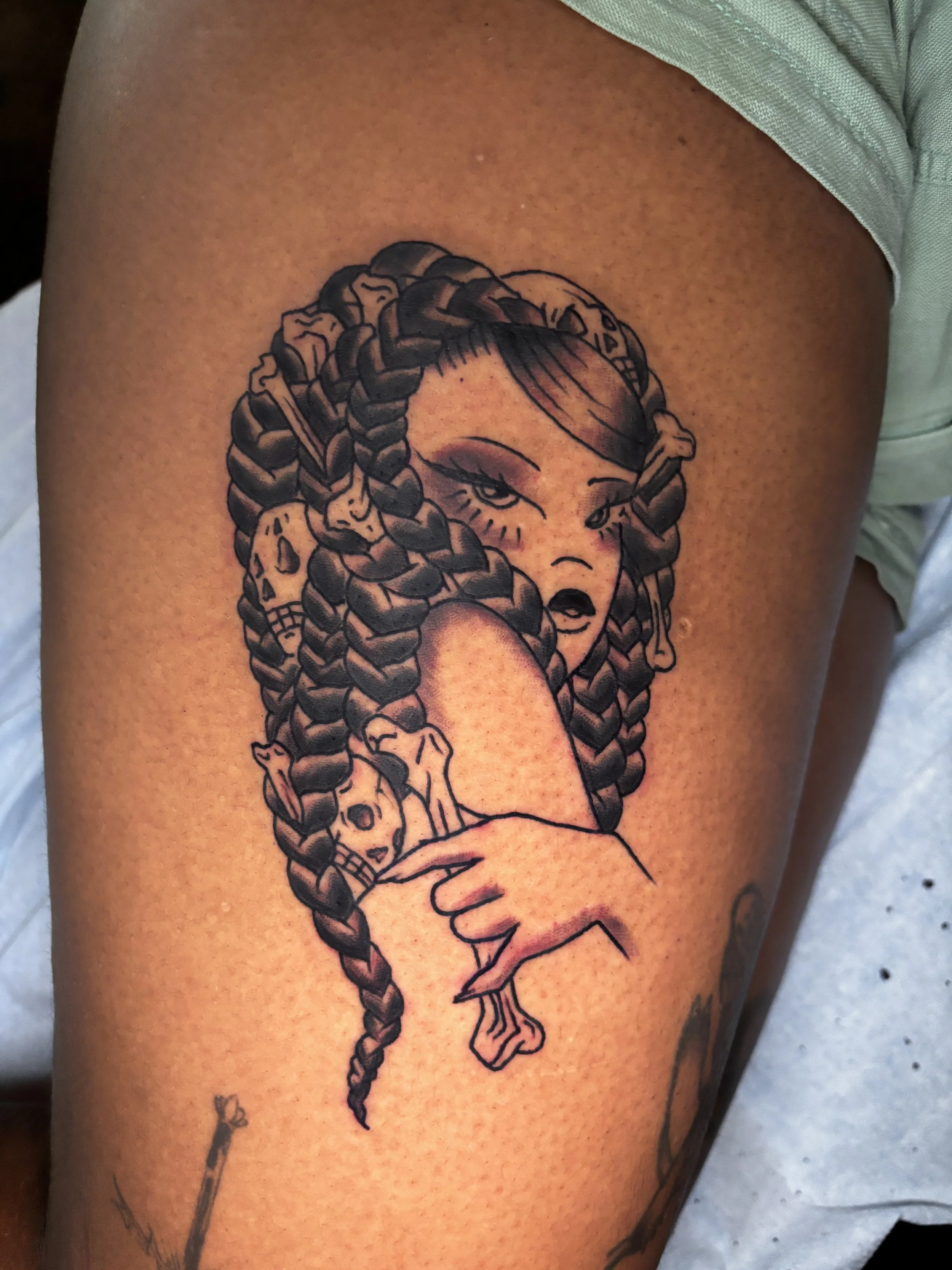 Tattoo in Cincinnati Ohio done at Stag and Castle in Mt Lookout 