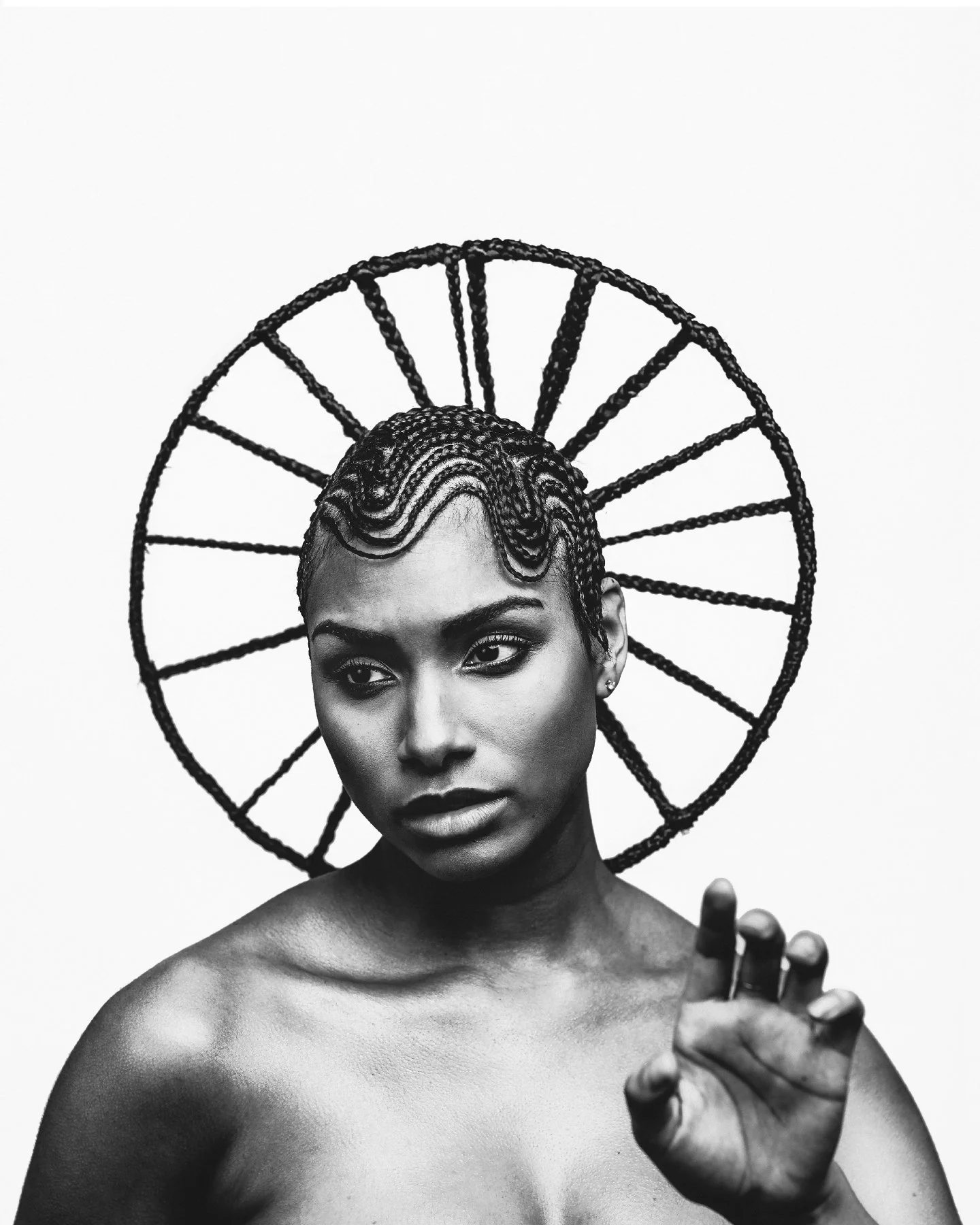 &ldquo;As Crowe&rsquo;s work shows, beautifully coiffed hair doesn&rsquo;t need to elevate women to some imaginary height, as if they were riding on dragon-back. It can also eloquently explore their position within the world as it really is, connecti