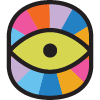 Colorful Eye Icon