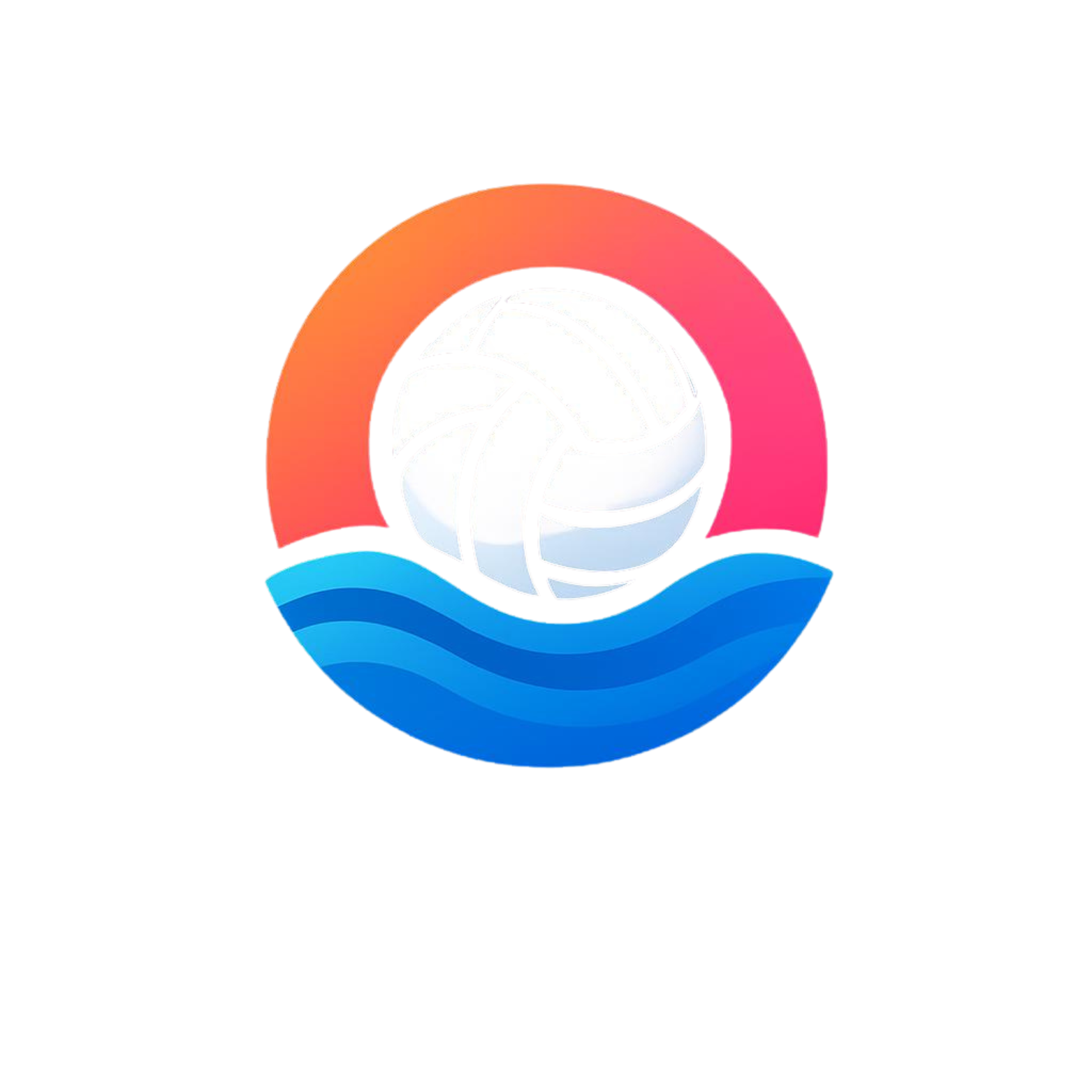 Logo with a stylized globe and water element, featuring a pink and orange circle background, and the text 'Vacation' beneath.