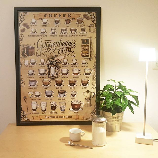 Coffee poster for Guggenheimer Coffee