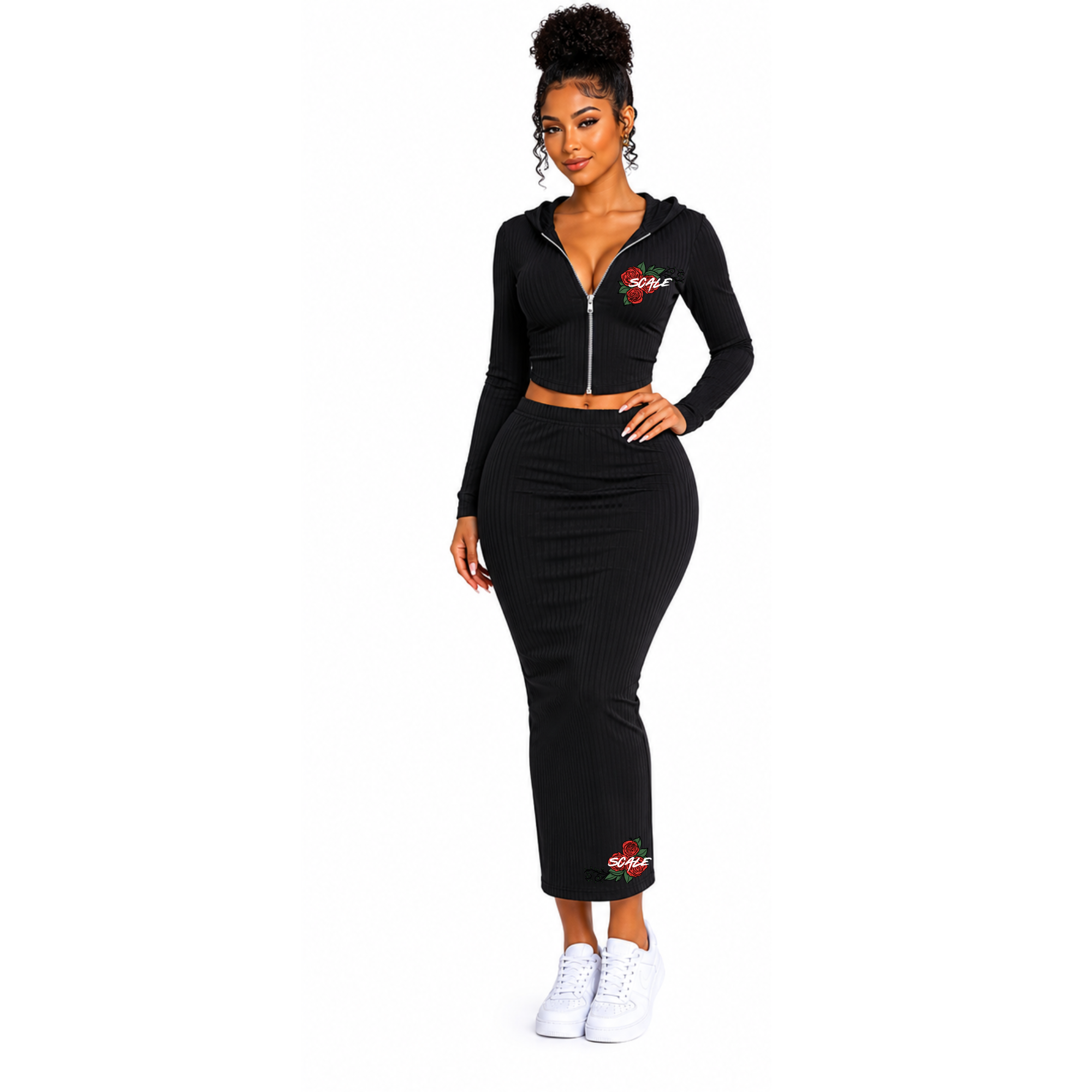 GIMME ROSES SET - BLACK