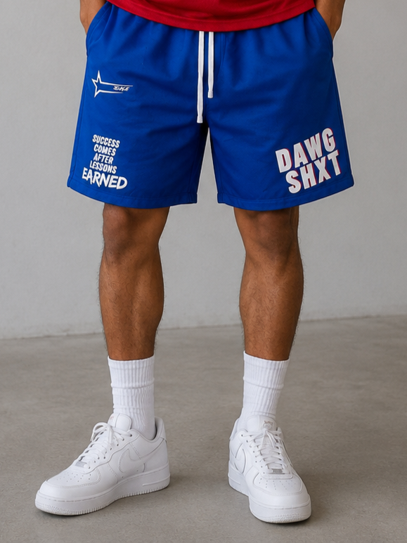DAWG SHXT SHORTS - BLUE AND BLACK