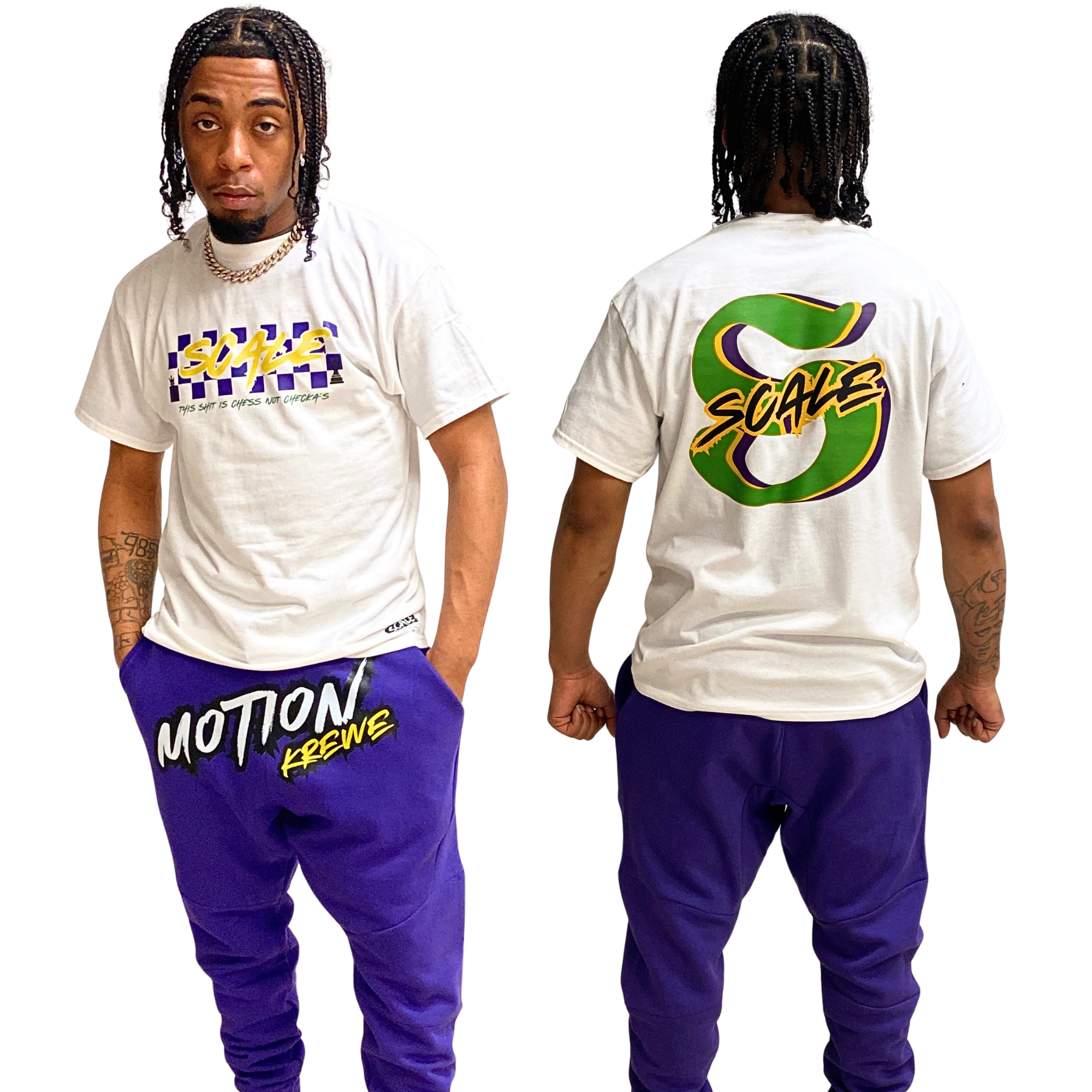 MOTION KREWE SET - PURPLE