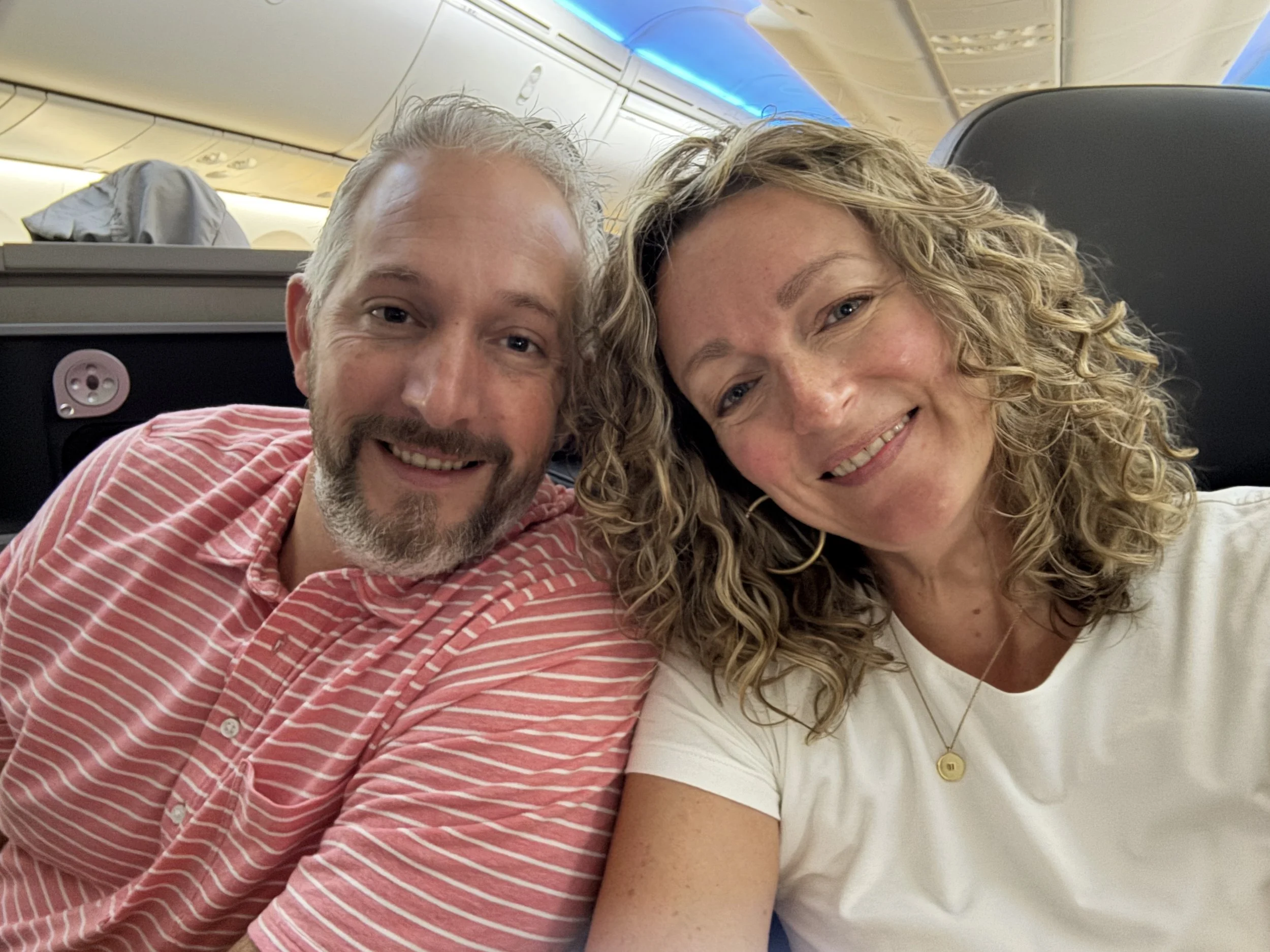our family traveling using airline miles