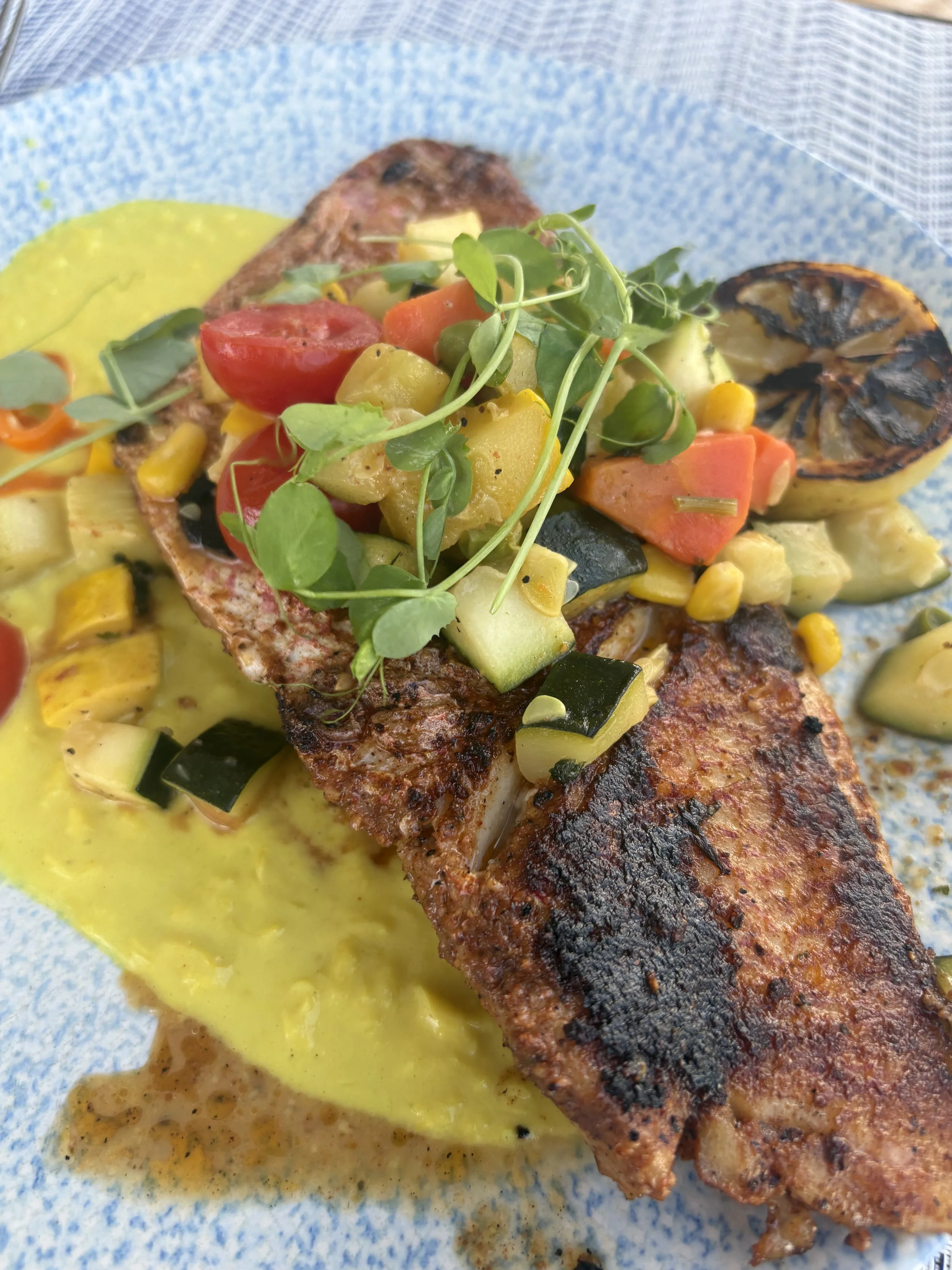 Ocean view dining at Marcus restaurant Baha Mar