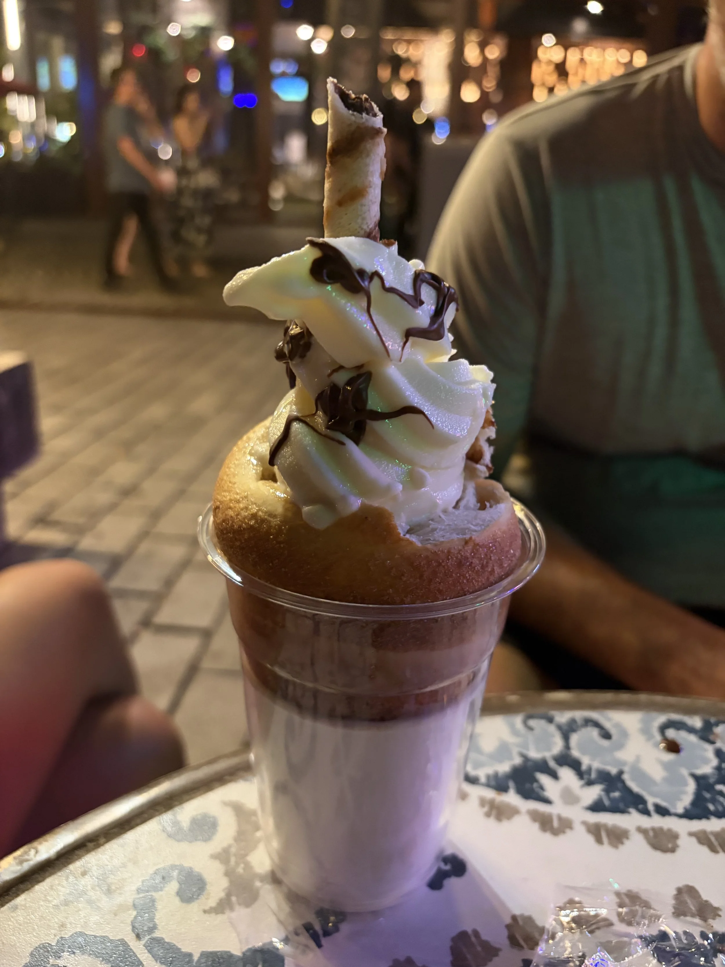 Washington D. C. Family Three Day Itinerary Eating Chimney Cake On the Warf