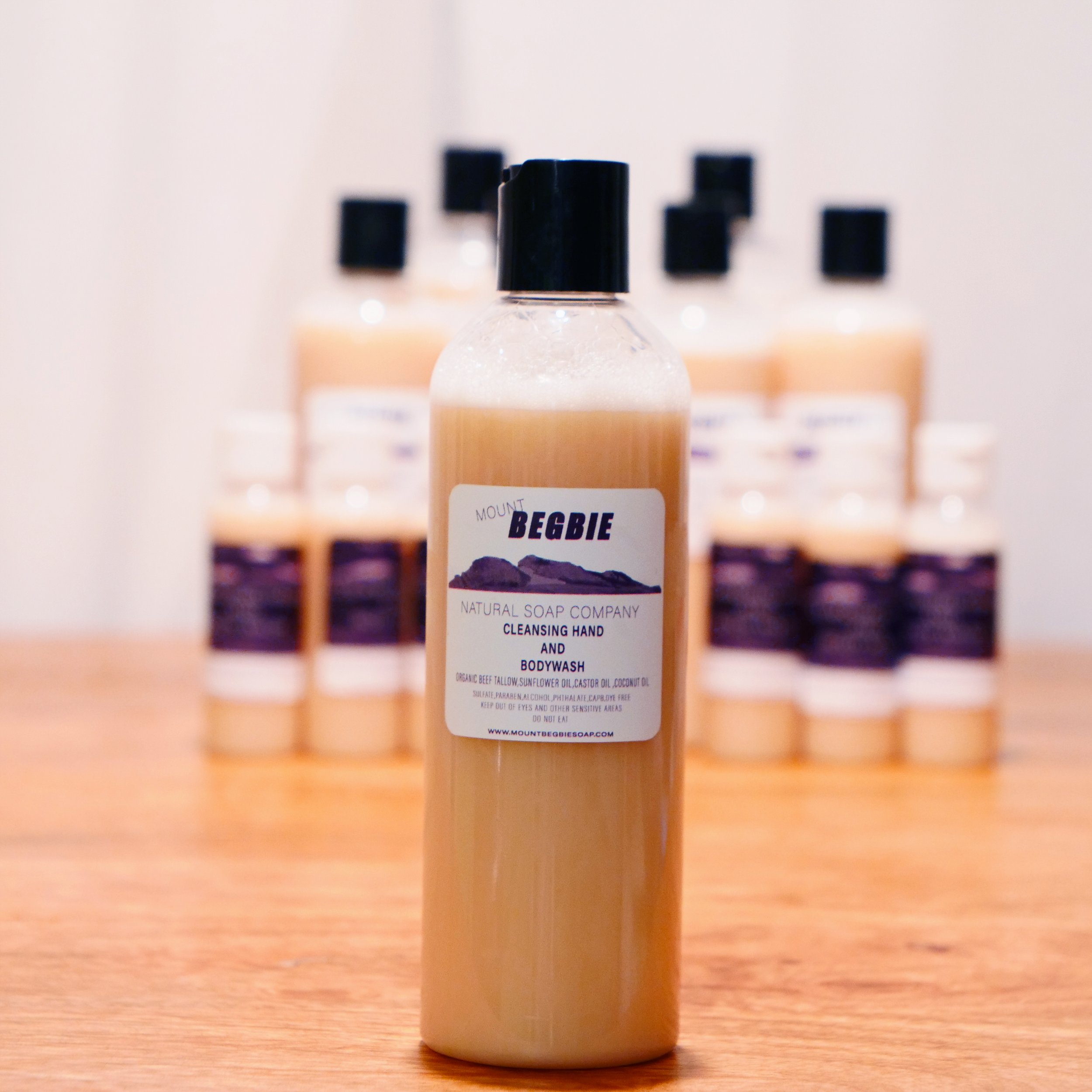 16oz UNSCENTED LIQUID HAND AND BODY WASH