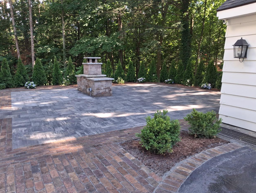 After Fireplace and Patio Remodel
