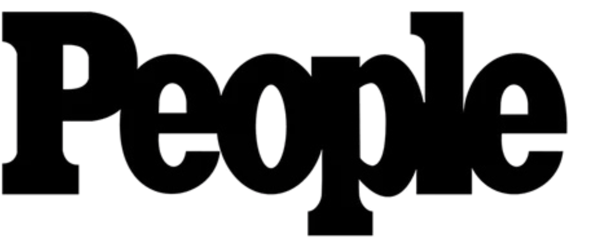 People black logo in a transparent background