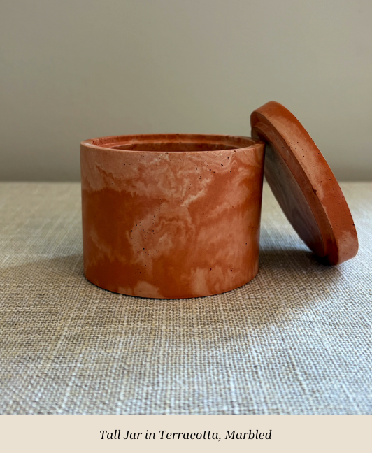 Tall Jar Terracotta Marbled Open.png