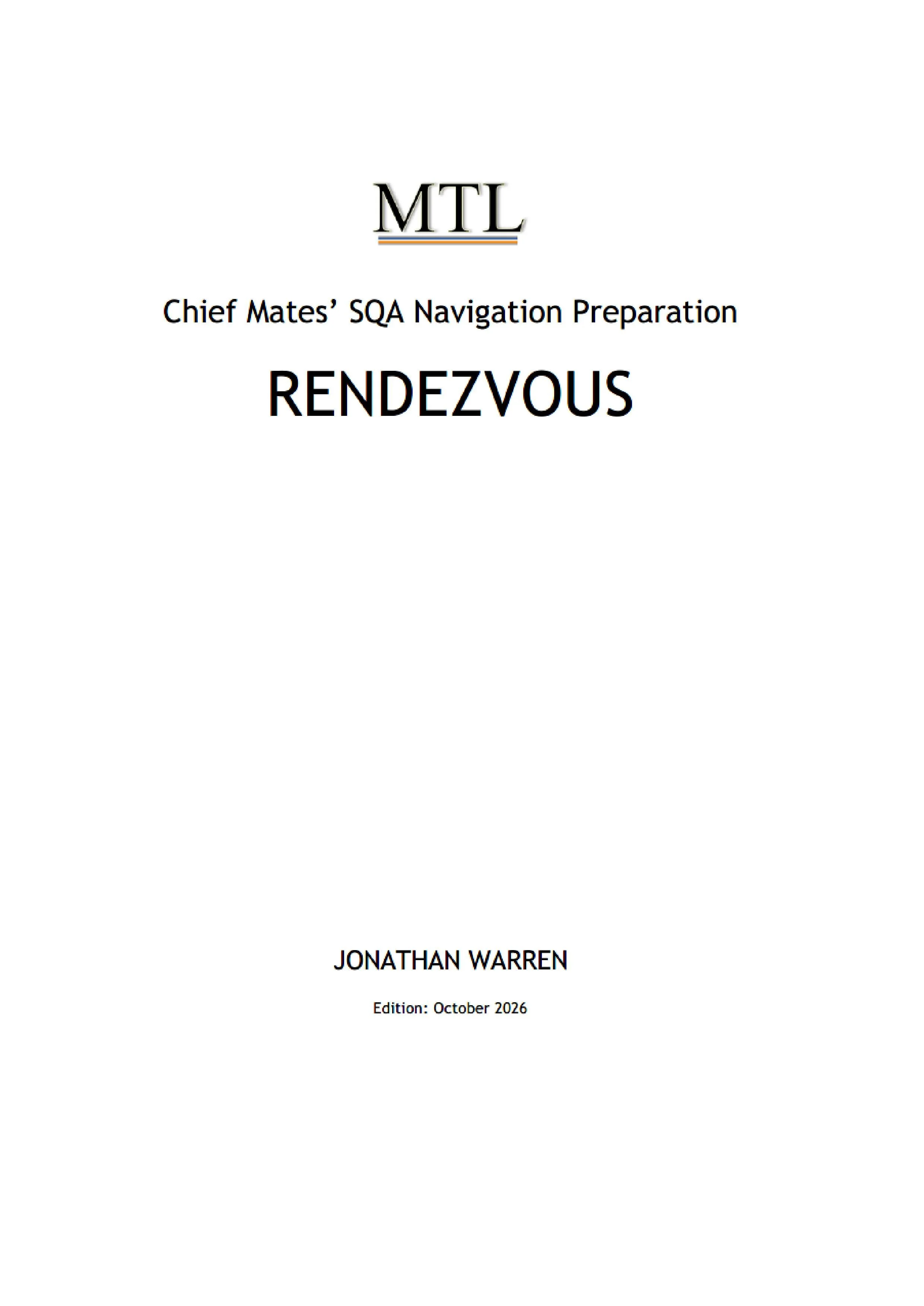 CM RENDEZVOUS NOTES