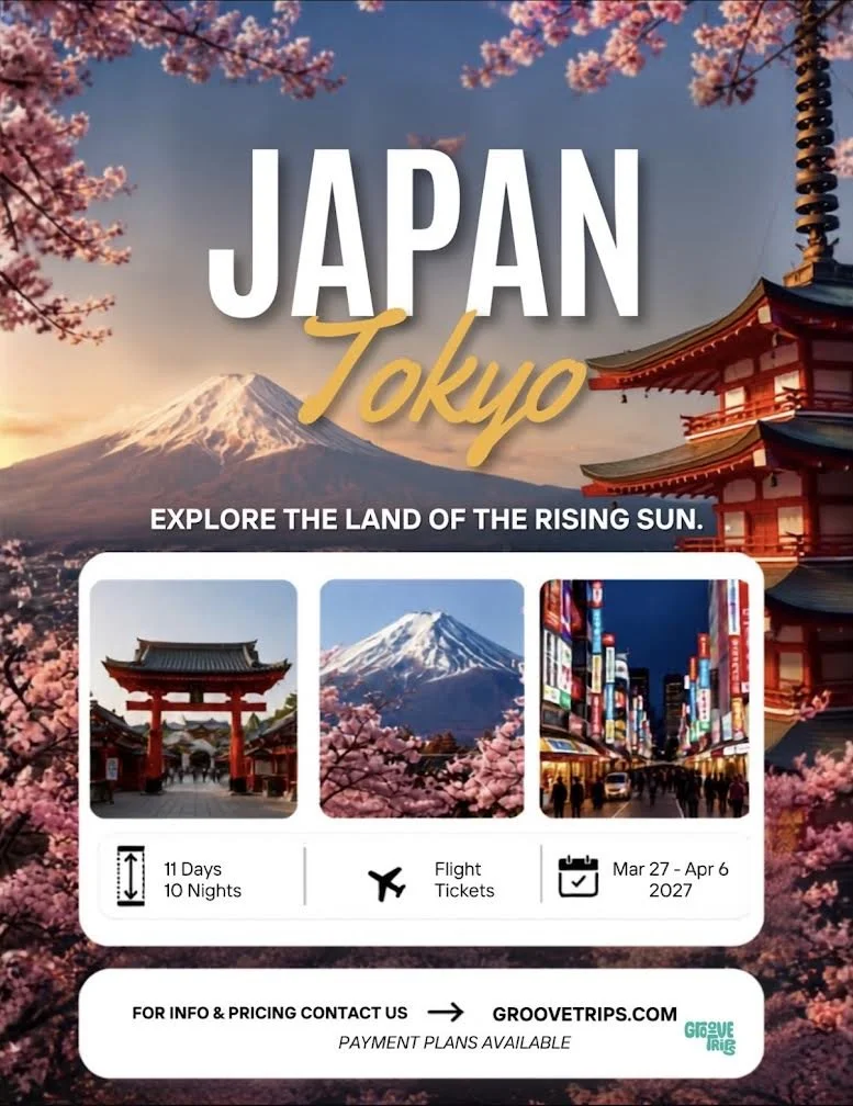 Japan  March 27-April  6, 2027