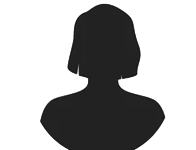 Silhouette of a woman with a bob haircut
