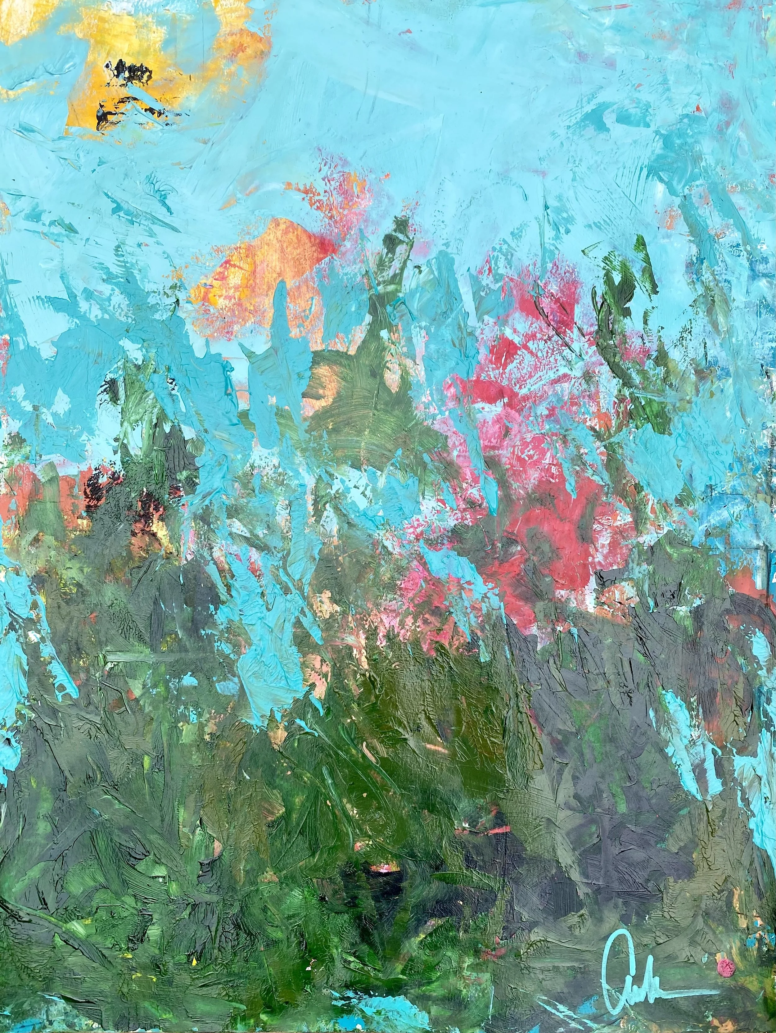 Midday Mirage
18”x 24” acrylic on mixed media paper 

$250