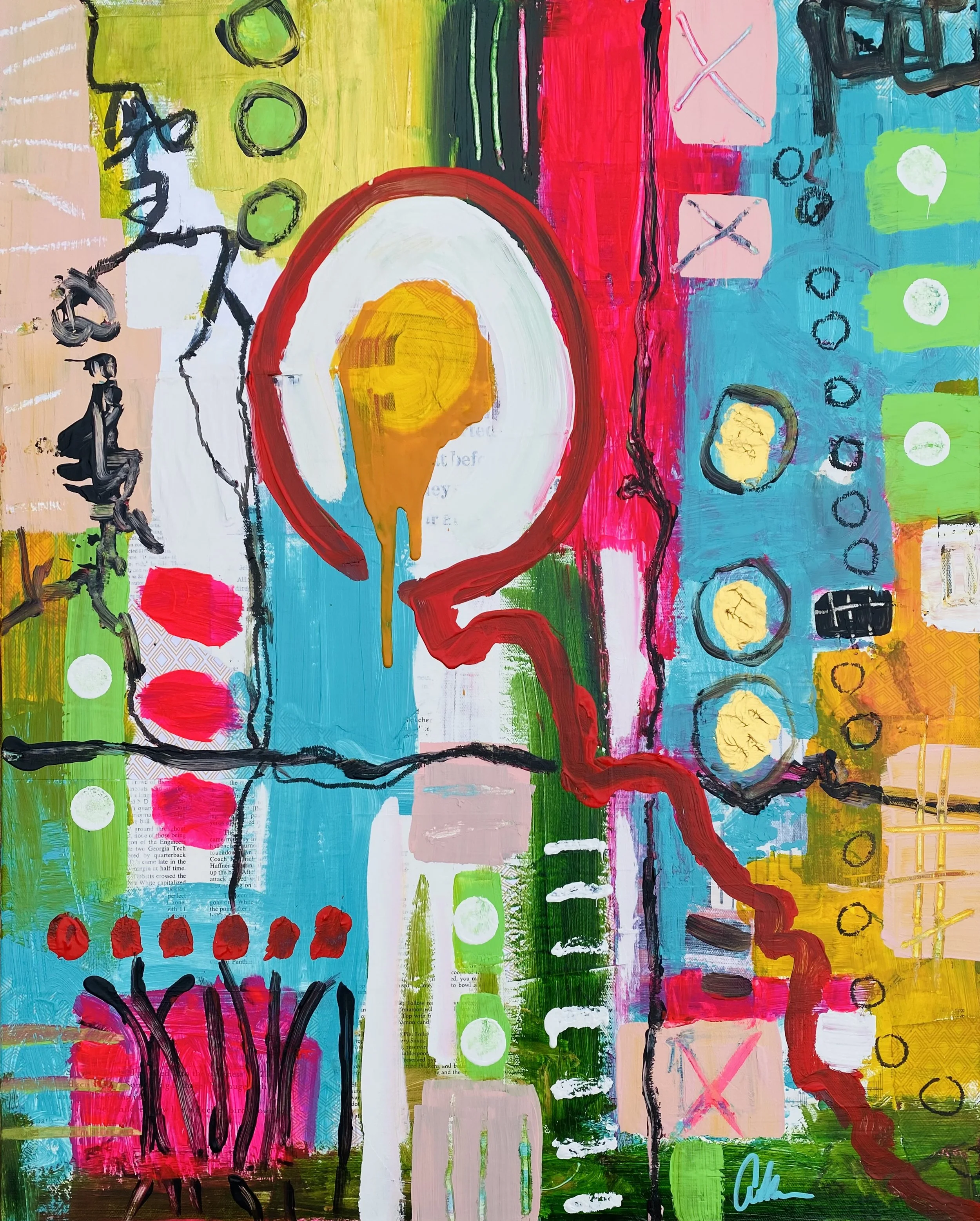 Club Music
30” x 24” x 1.5” mixed media on gallery-wrapped canvas.

$800