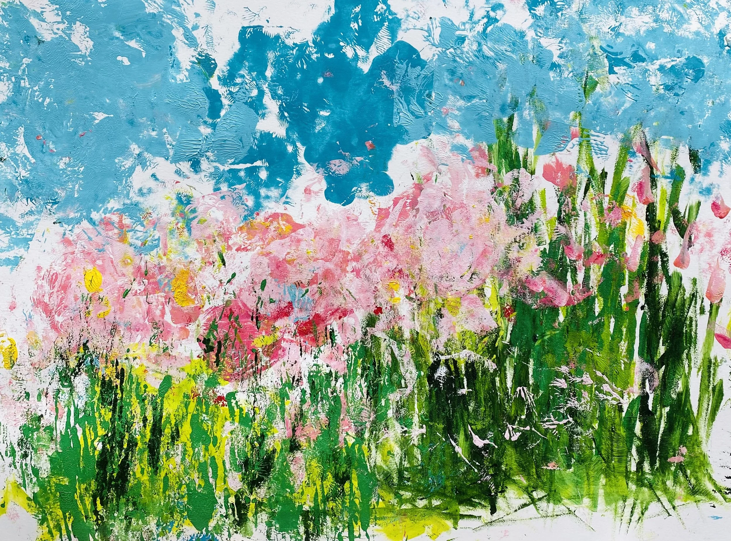 Candyland
18”x 24” acrylic on mixed media paper 

$250