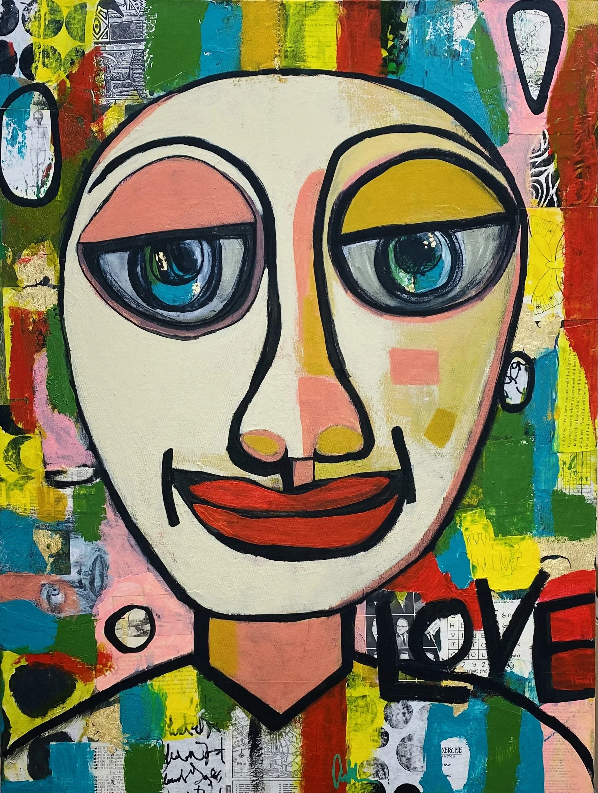 Gotta Love It
40”x30”x1.5” acrylic on gallery-wrapped canvas. 

$1200.00 