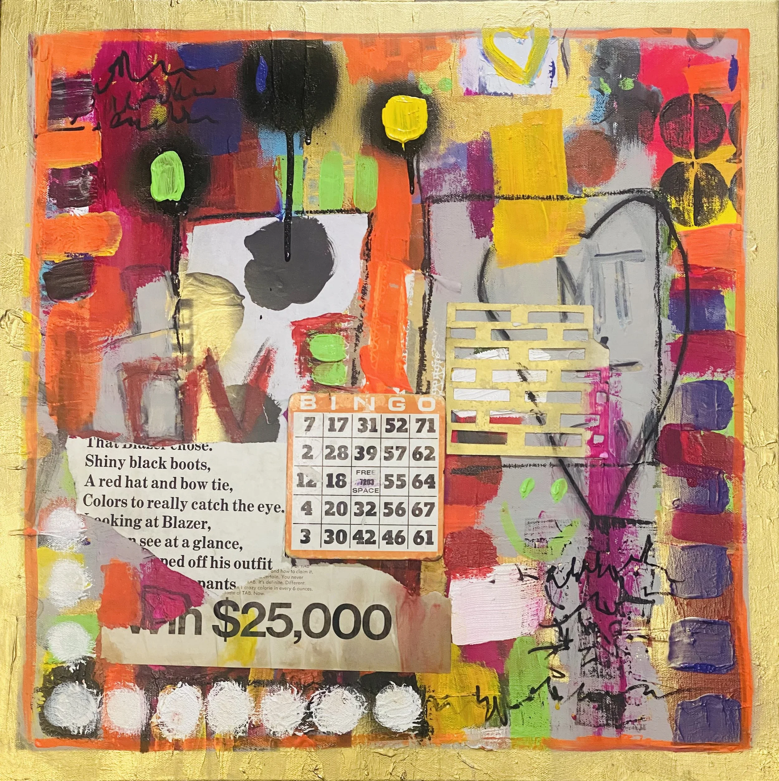 You Do You
24” x 24” x 1.5” mixed media on gallery-wrapped canvas.

$600