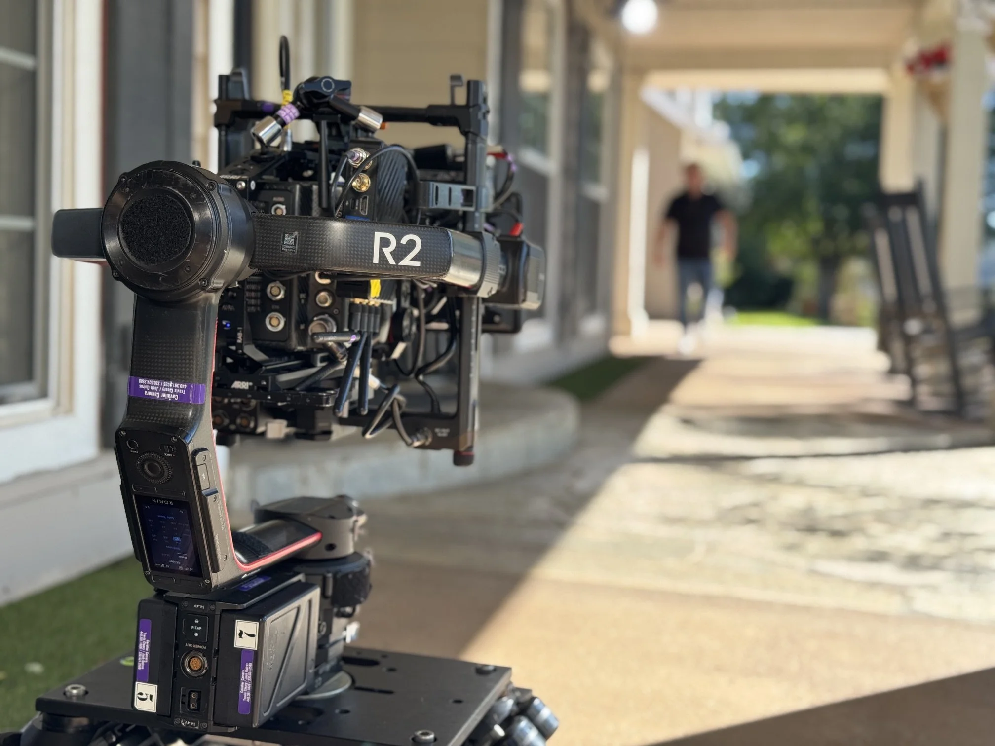 Professional cinema camera rig on a commercial production set serving Cleveland brands