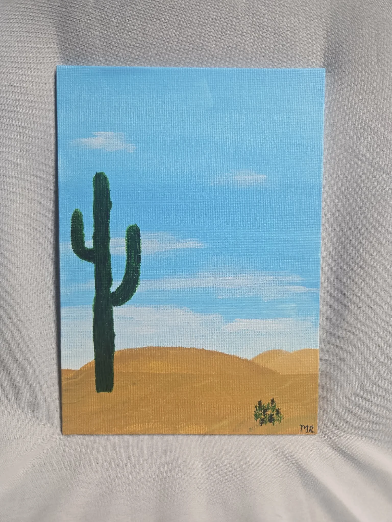 "Standing with the sun" Unframed (5in x 7in)