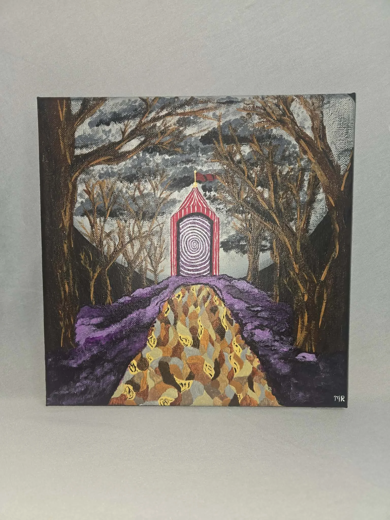 "Portal in the Whispering Woods" Unframed (10inx10in)