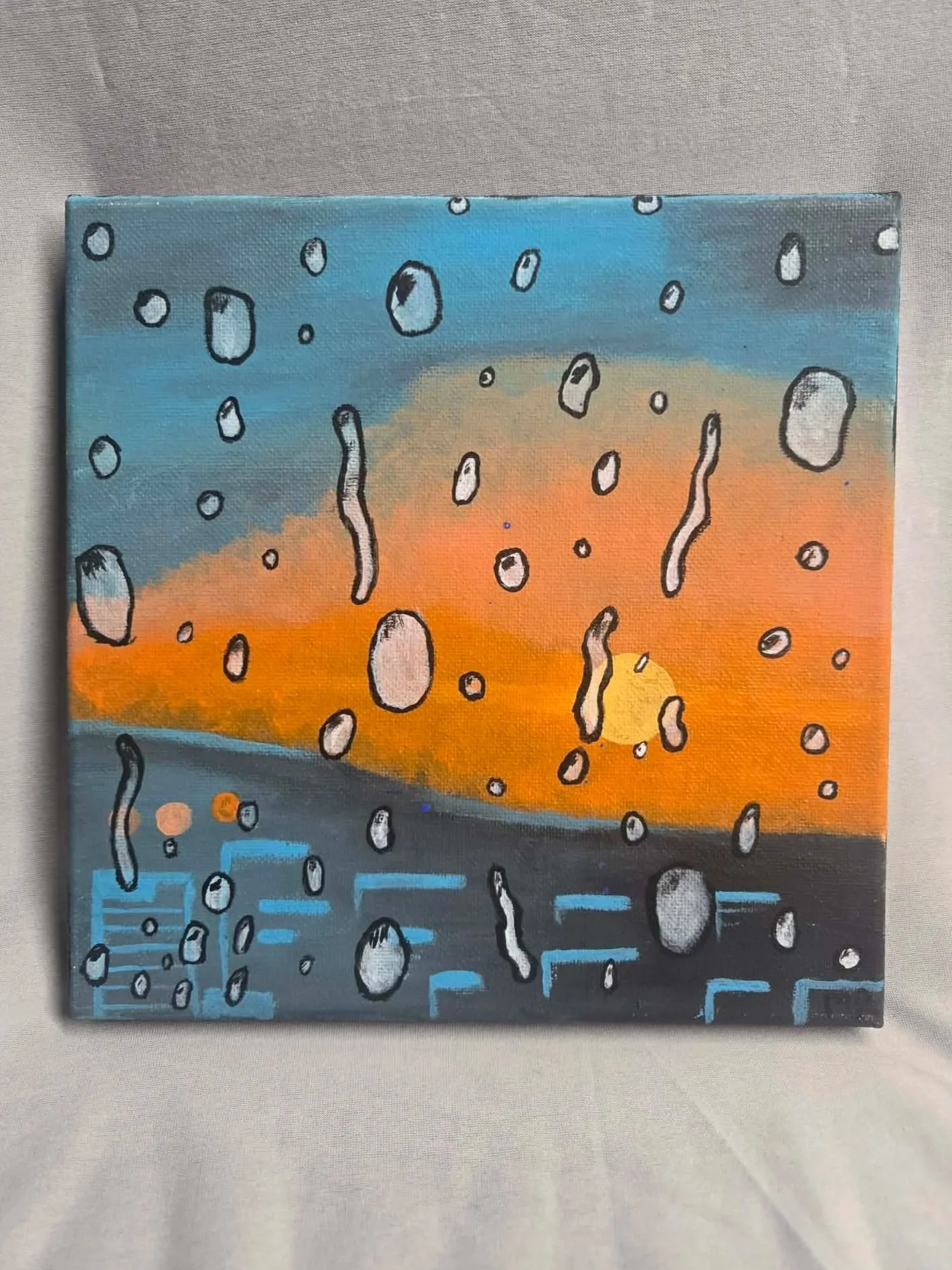 "Missing Melancholy" Unframed (8in x 8in)