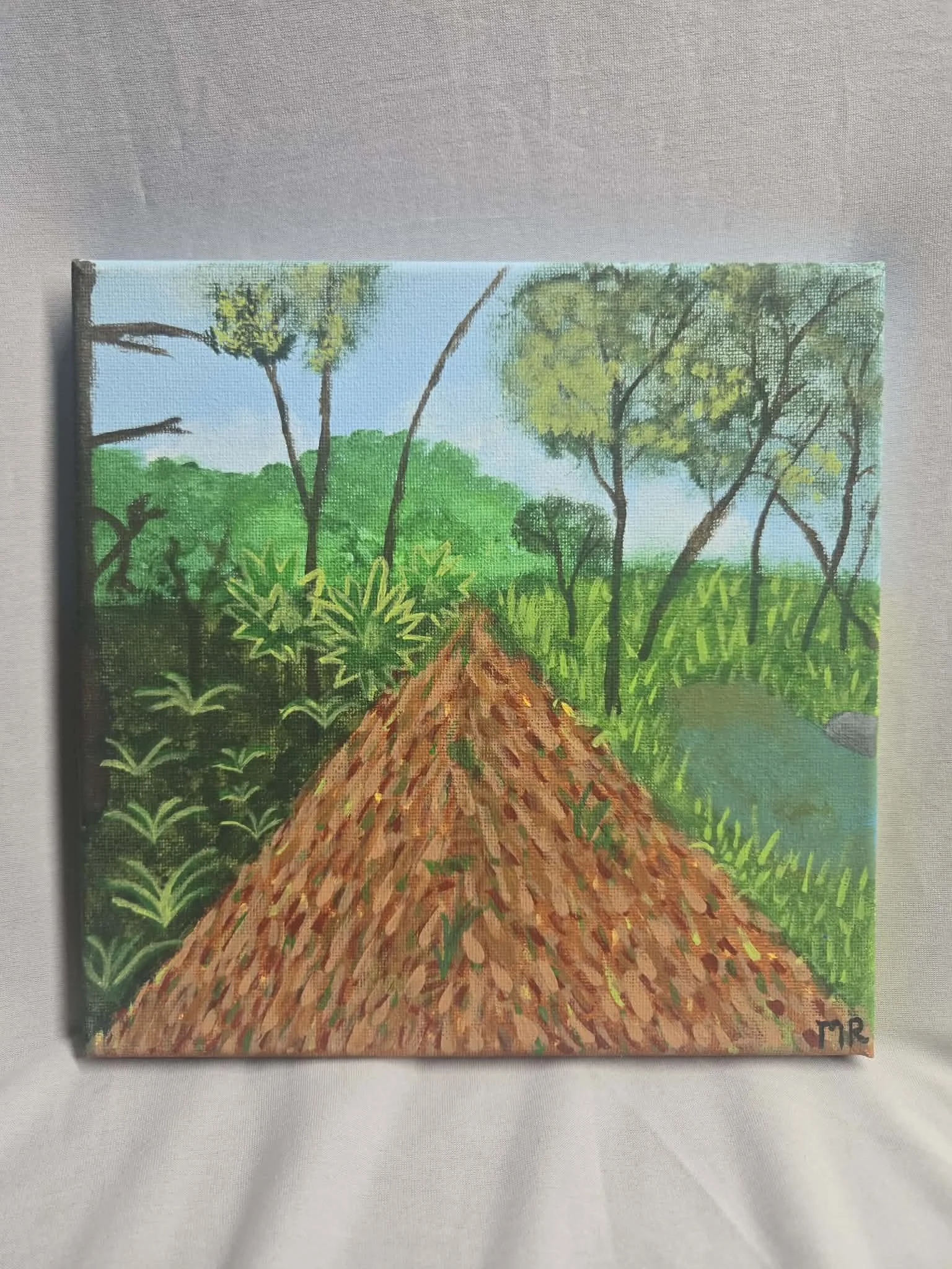"Backroad Lush" Unframed (8in x 8in)