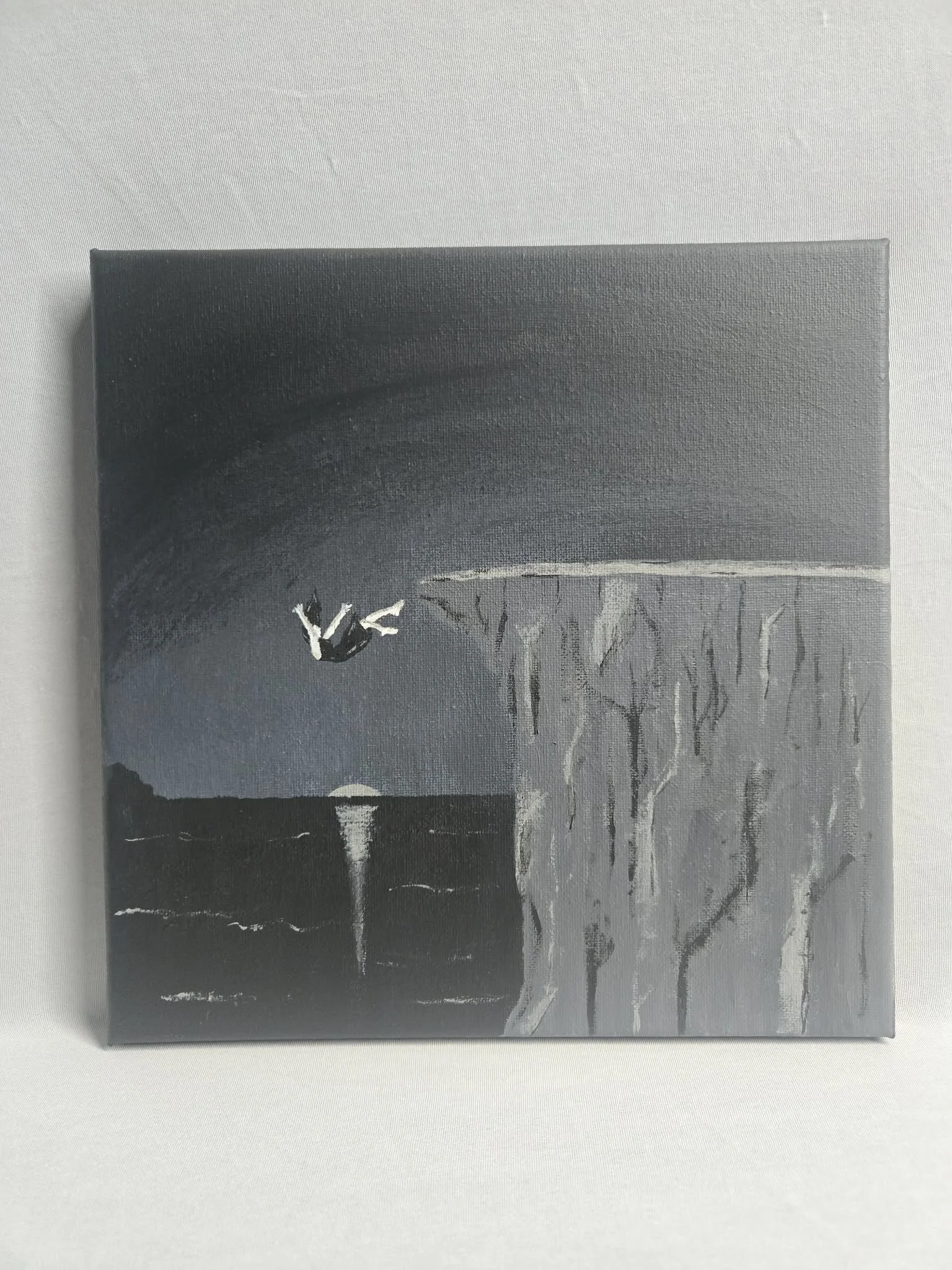 "Be not afraid of the dark" Unframed (10inx10in)