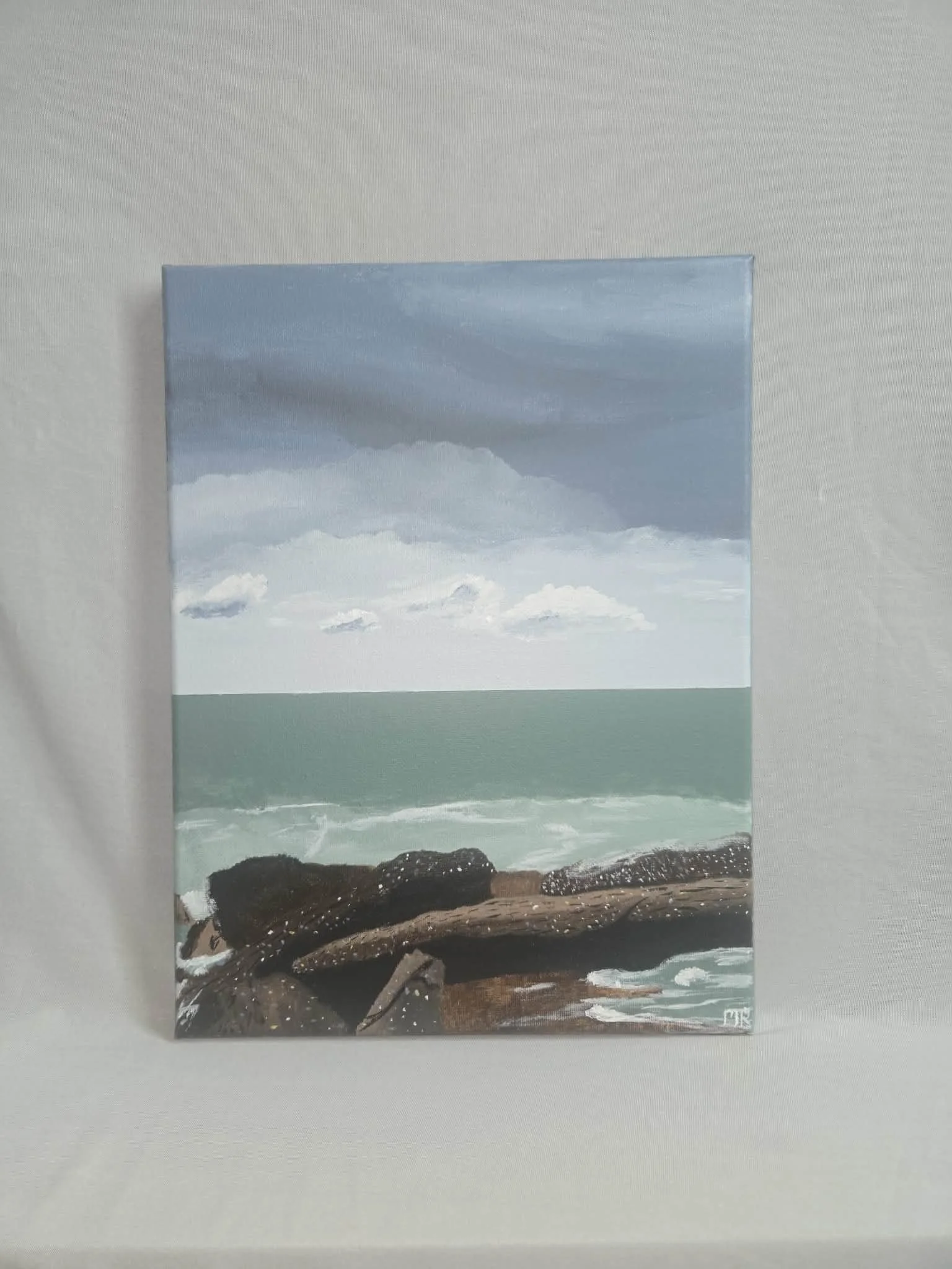 "Sea & Stone" Unframed (9inx12in)