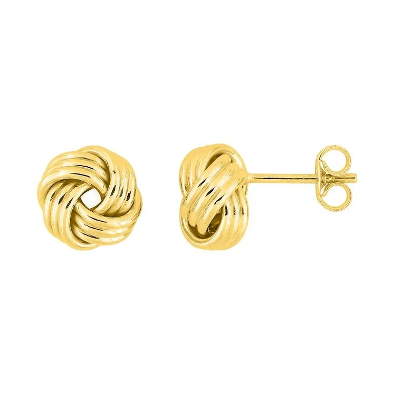 Pendientes de Nudo en Oro Amarillo 9K/375