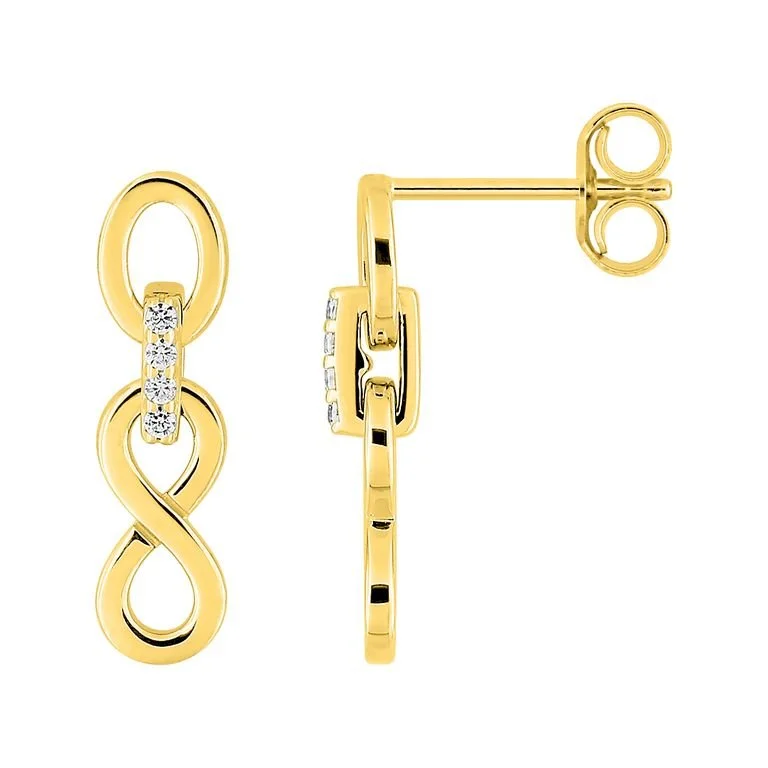Pendientes Infinity Oro 18k/750