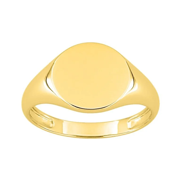 Sello Plano de Oro 18k/750.
