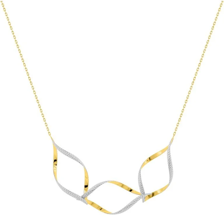 Collar en Oro Bicolor 9K/375