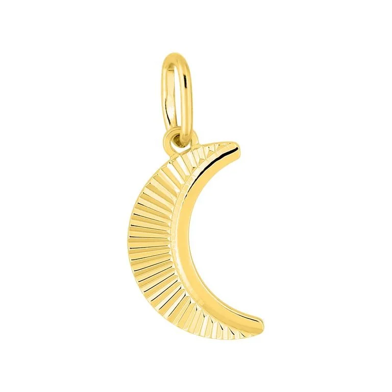 Colgante Media Luna en Oro 18K/750