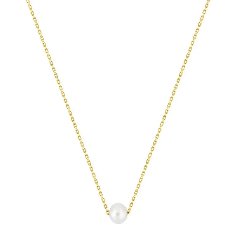 Collar de Oro Amarillo 9K/375 con Perla