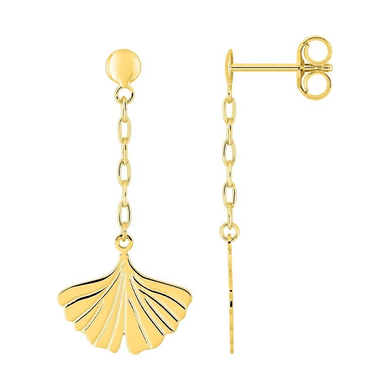 Pendientes de oro amarillo 18k/750