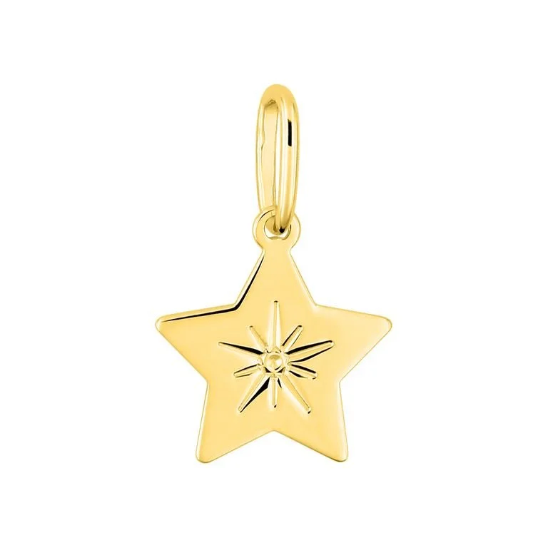 Colgante en Oro Amarillo 9K/375 con forma de Estrella