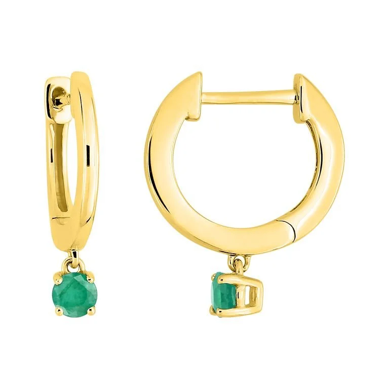 Pendientes de Aro en Oro 18k/750 con Piedras Preciosas a elección.