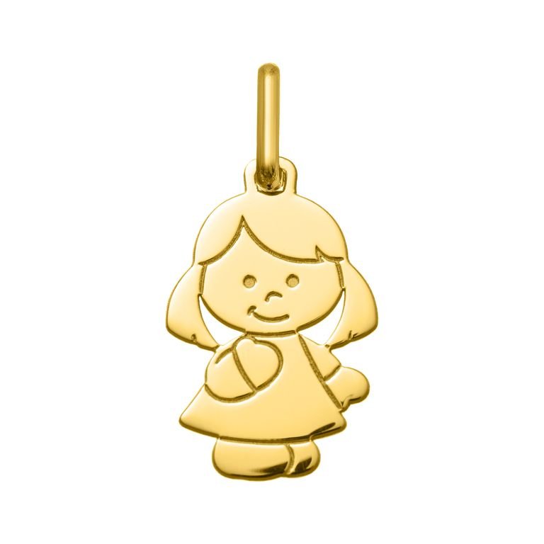 Colgante de Oro 9K/375, Diseño niña/o