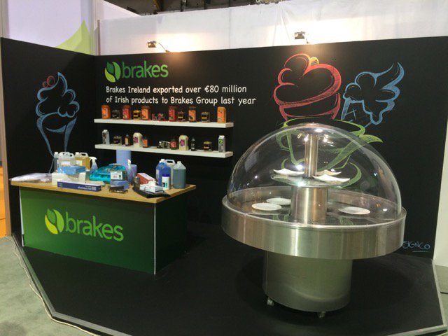 close up of chiller display at Catex Expo.