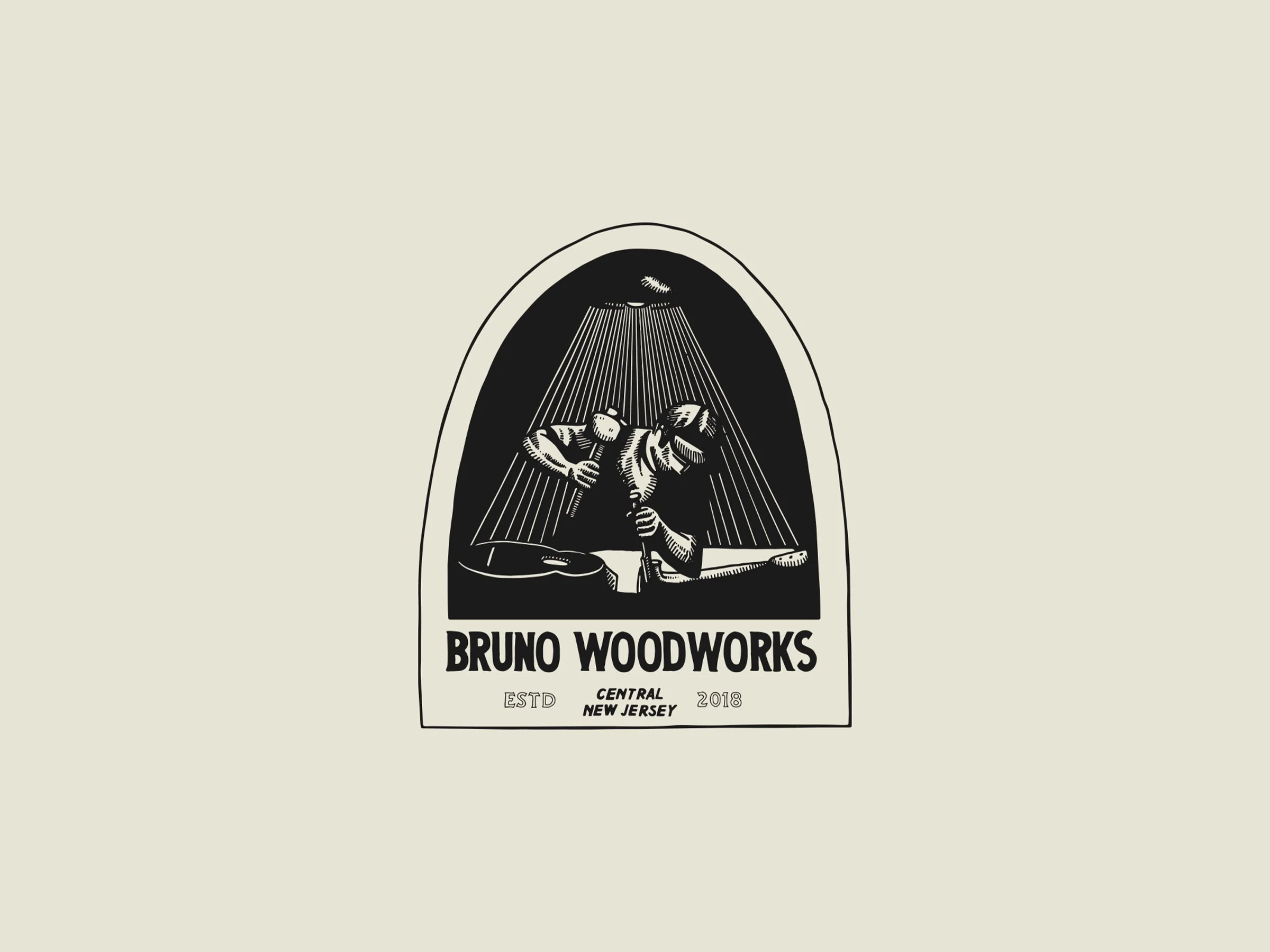 Woodworking and contractor brand identity for handcrafted heirloom pieces